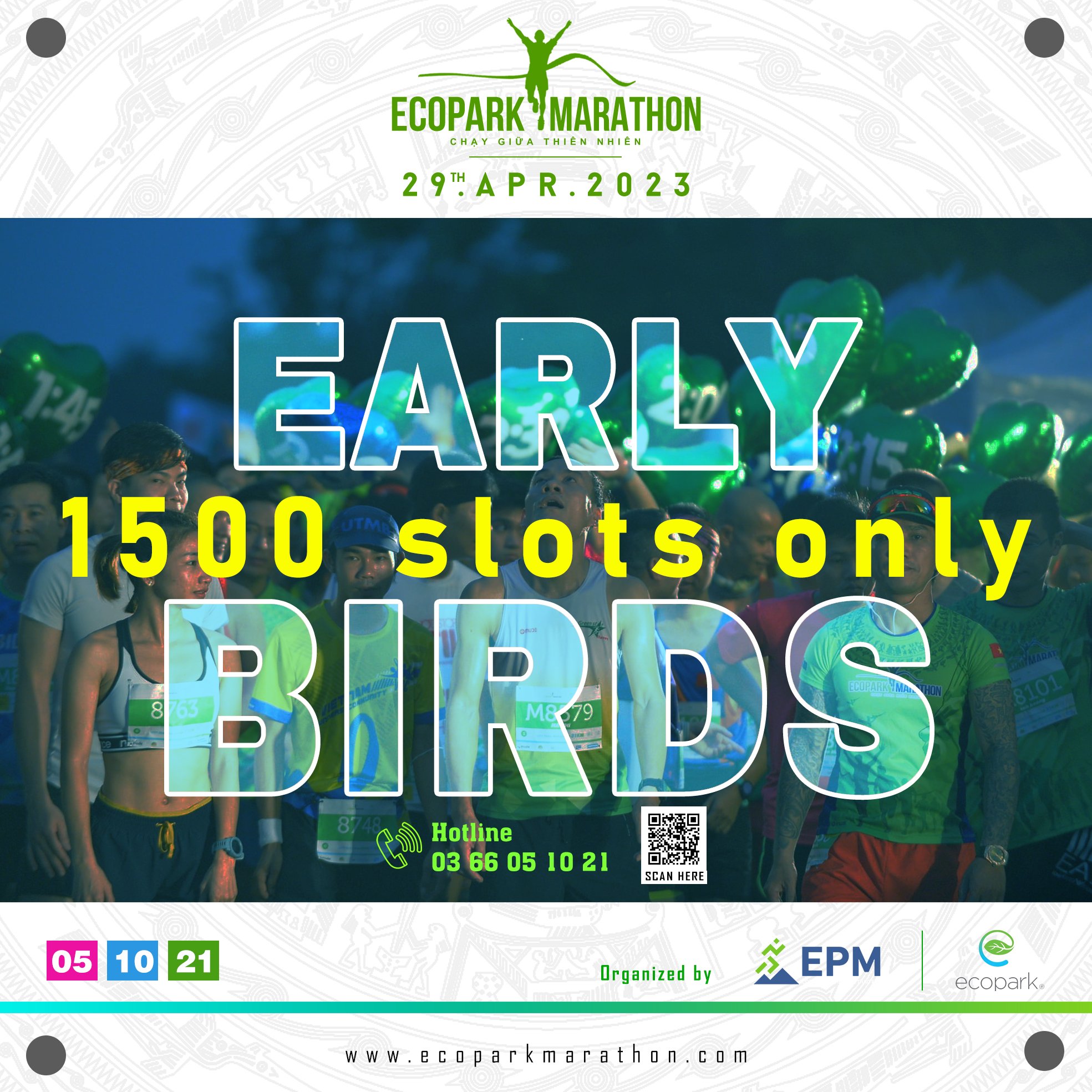 Thumbnail CẬP NHẬT: CỔNG ĐĂNG KÝ ECOPARK RUN 2023 ĐANG MỞ VỚI CHẾ ĐỘ EARLY BIRD