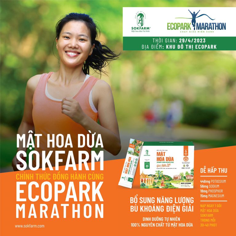 Thumbnail SOKFARM: NHÀ TÀI TRỢ VẬT PHẨM RACEKIT CHO GIẢI ECOPARK MARATHON