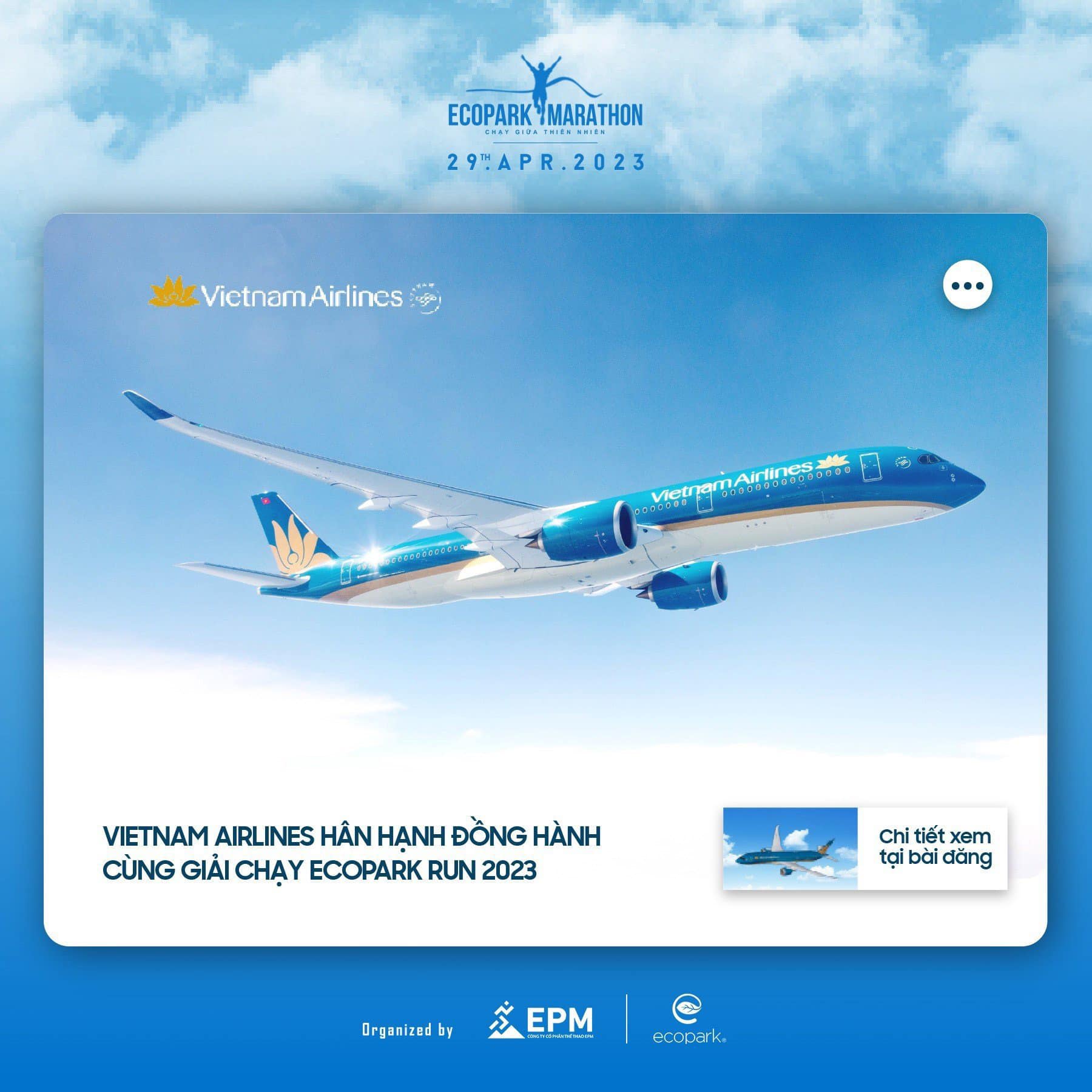 Thumbnail VIETNAM AIRLINES ĐỒNG HÀNH CÙNG GIẢI CHẠY ECOPARK MARATHON 2023