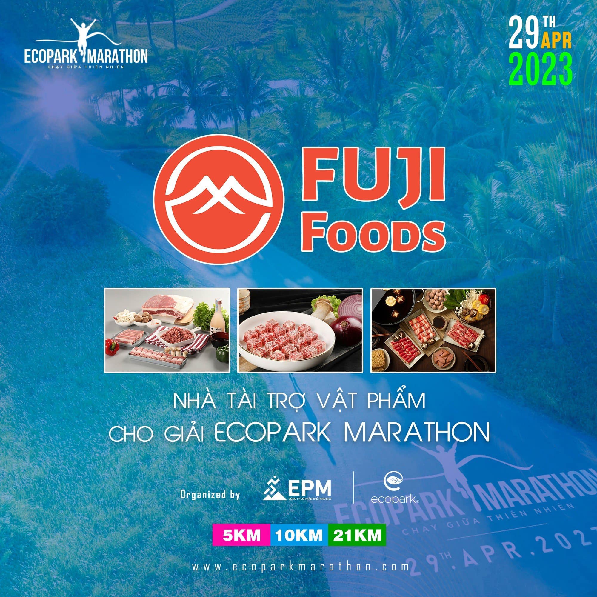 Thumbnail FUJI FOODS: NHÀ TÀI TRỢ VẬT PHẨM CHO GIẢI ECOPARK MARATHON