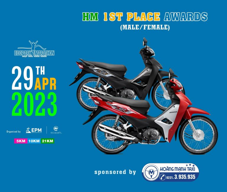 Thumbnail HOÀNG MẠNH TAXI: NHÀ TÀI TRỢ GIẢI NHẤT HM CHO GIẢI ECOPARK MARATHON