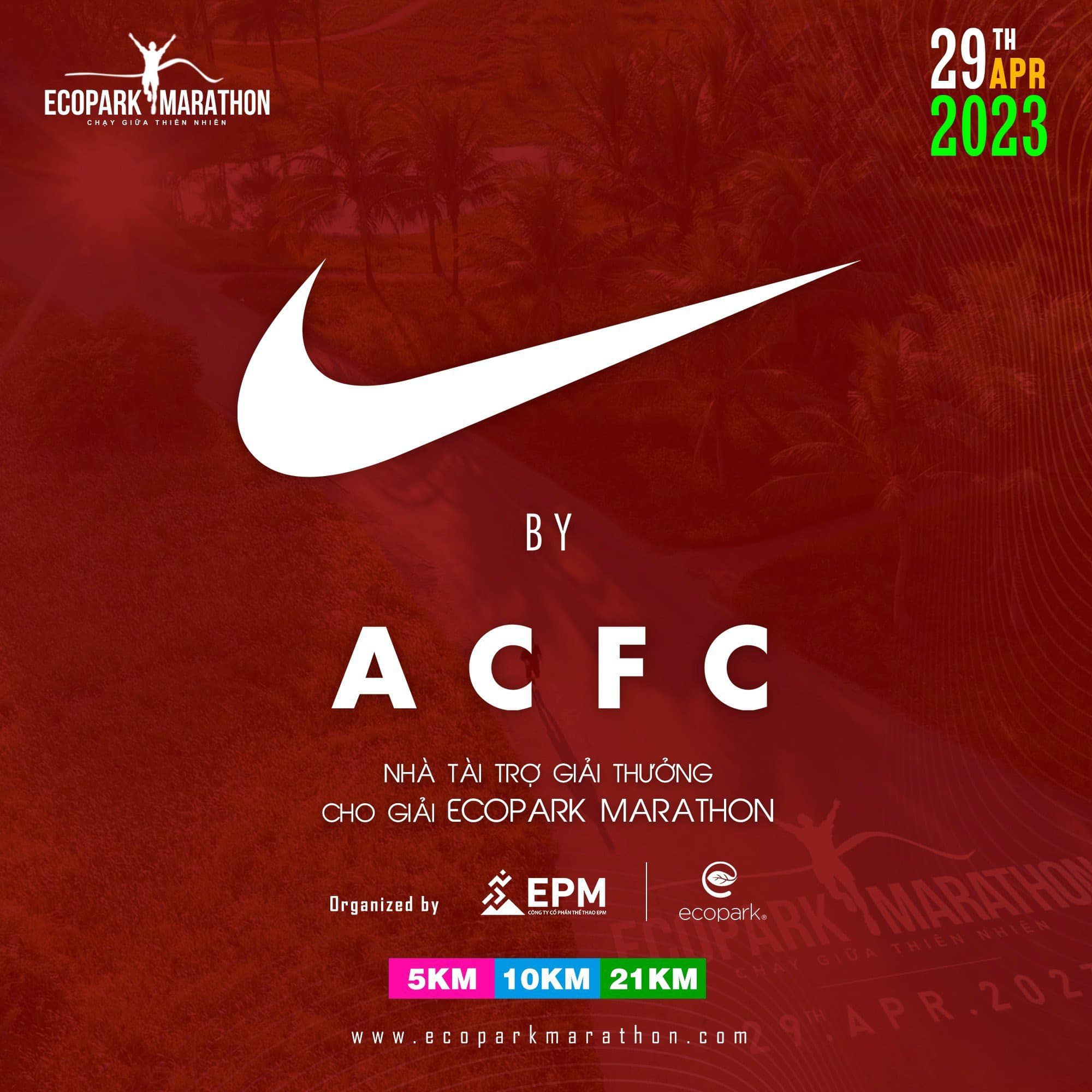 Thumbnail ACFC Swooshlife: NHÀ TÀI GIẢI THƯỞNG CHO GIẢI ECOPARK MARATHON