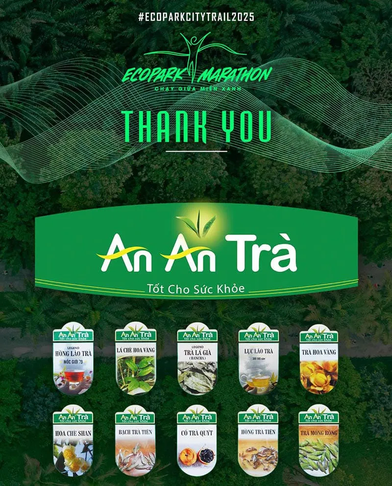 An An Trà đồng hành cùng Ecopark City Trail 2025