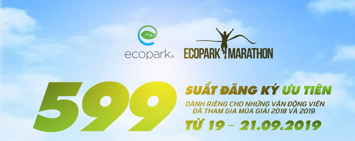 Thumbnail Ecopark Marathon 2020 mở bán bib Priority: CHỈ 599 SUẤT!