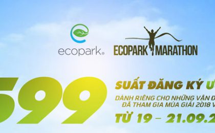 Ecopark Marathon 2020 mở bán bib Priority: CHỈ 599 SUẤT!
