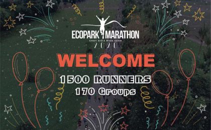 Ecopark Marathon 2020 cán mốc 1500 vận động viên và 170 nhóm đăng ký