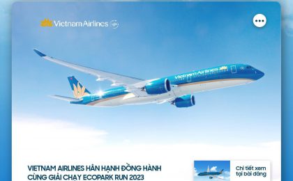 VIETNAM AIRLINES ĐỒNG HÀNH CÙNG GIẢI CHẠY ECOPARK MARATHON 2023