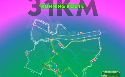 [Chính thức] Running route Ecopark City Trail 2024